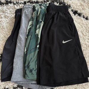 Nike Kids' Assorted Shorts - Black, Gray, Green